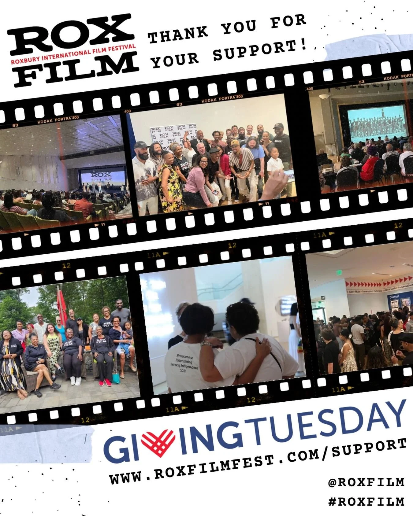 We say it over and over because it&rsquo;s true: we couldn&rsquo;t make #RoxFilm what it is without all of you. 

As we transition into planning for our 28th Annual Roxbury International Film Festival in 2026 and as we enter this season of gratitude,