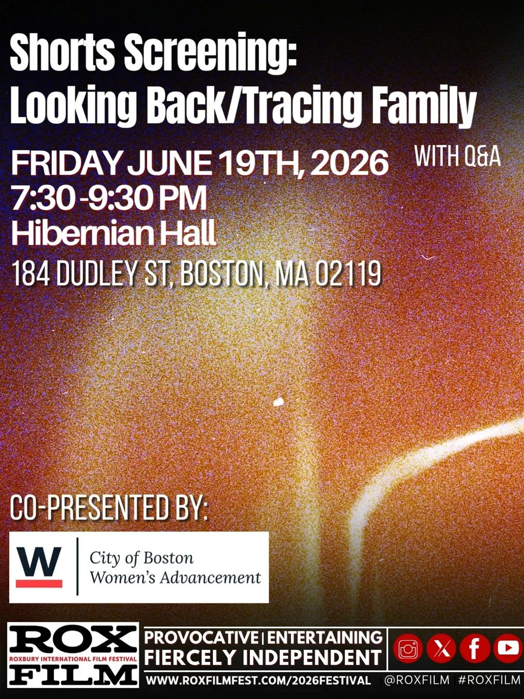 📜 What pieces of our family histories remain undiscovered? What stories are carried across generations, borders, and memories?

Join us for Shorts: Looking Back/Tracing Family, a moving collection of films that explore identity, ancestry, family bon