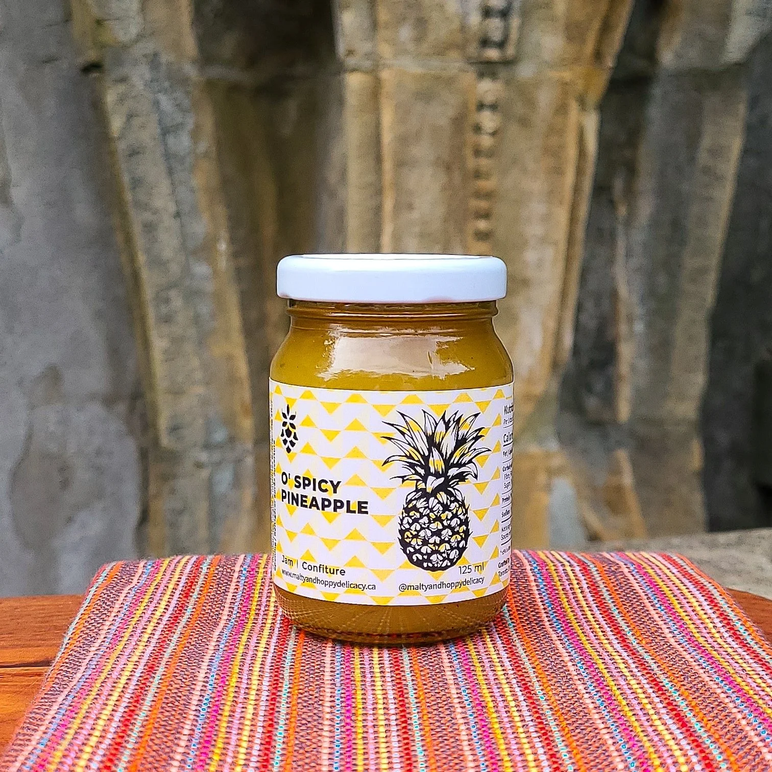 pineapple jam - nice napkin.jpg