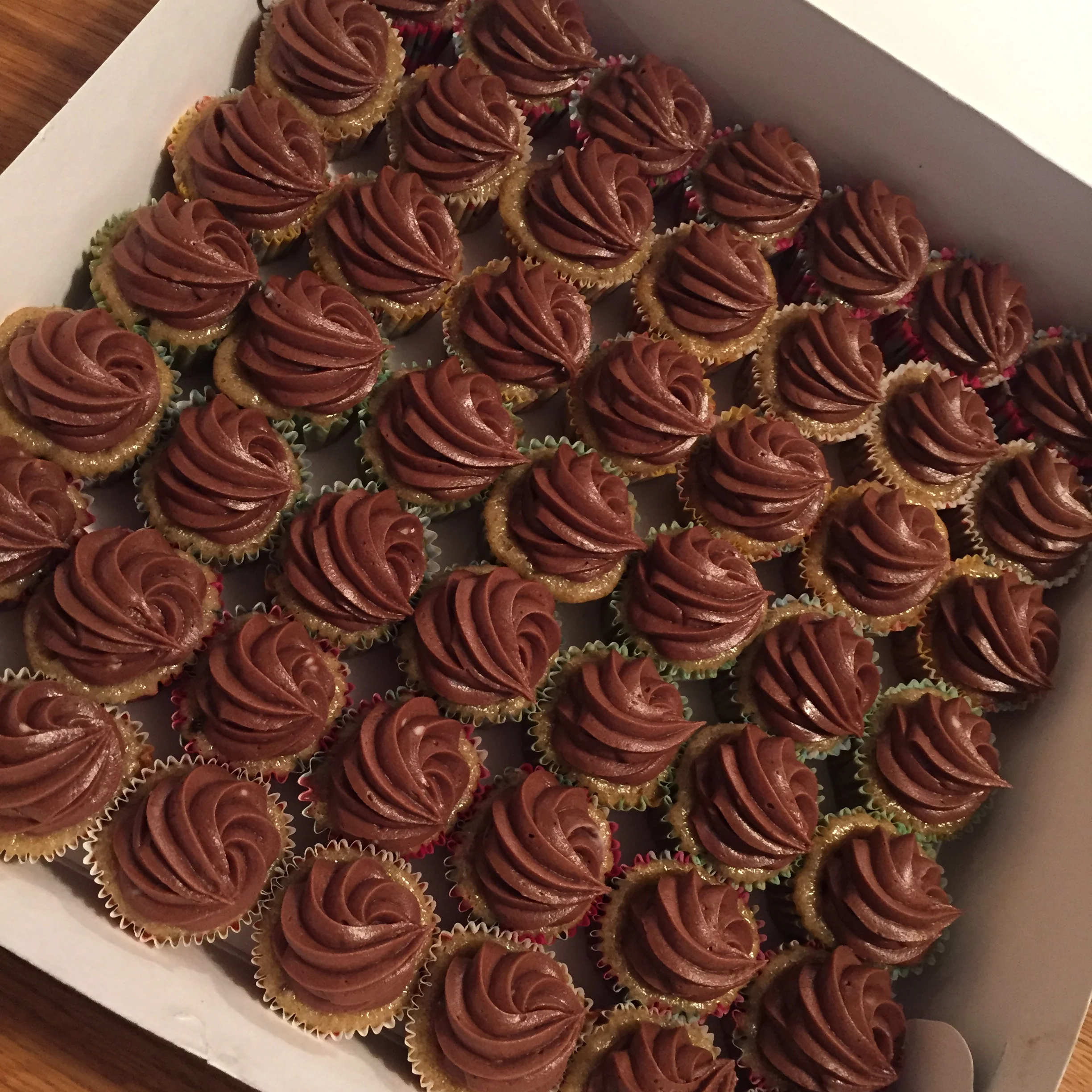 Banana Cupcakes with Dark Chocolate Cream Cheese Frosting