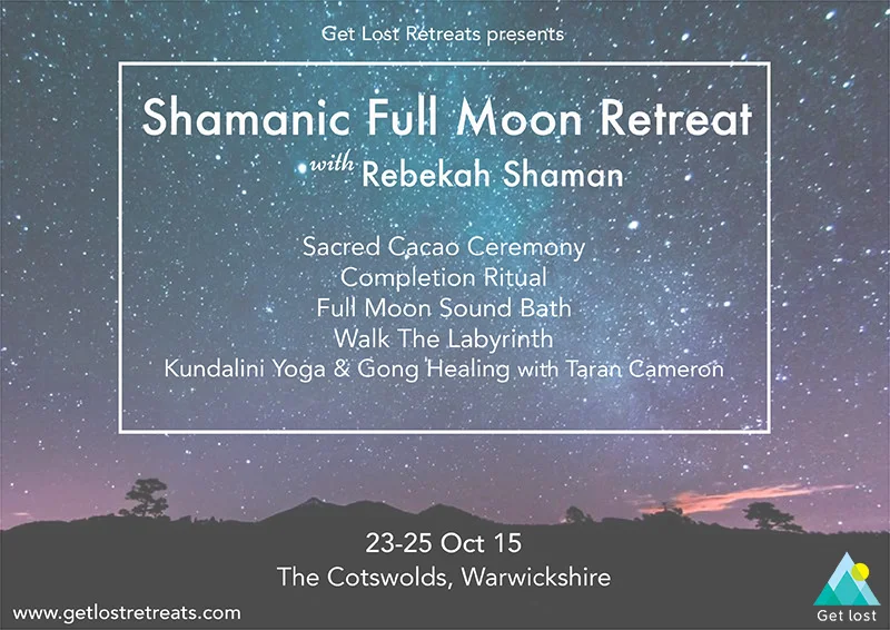 Shamanic Full Moon Retreat with Cacao Ceremony & Sound Healing