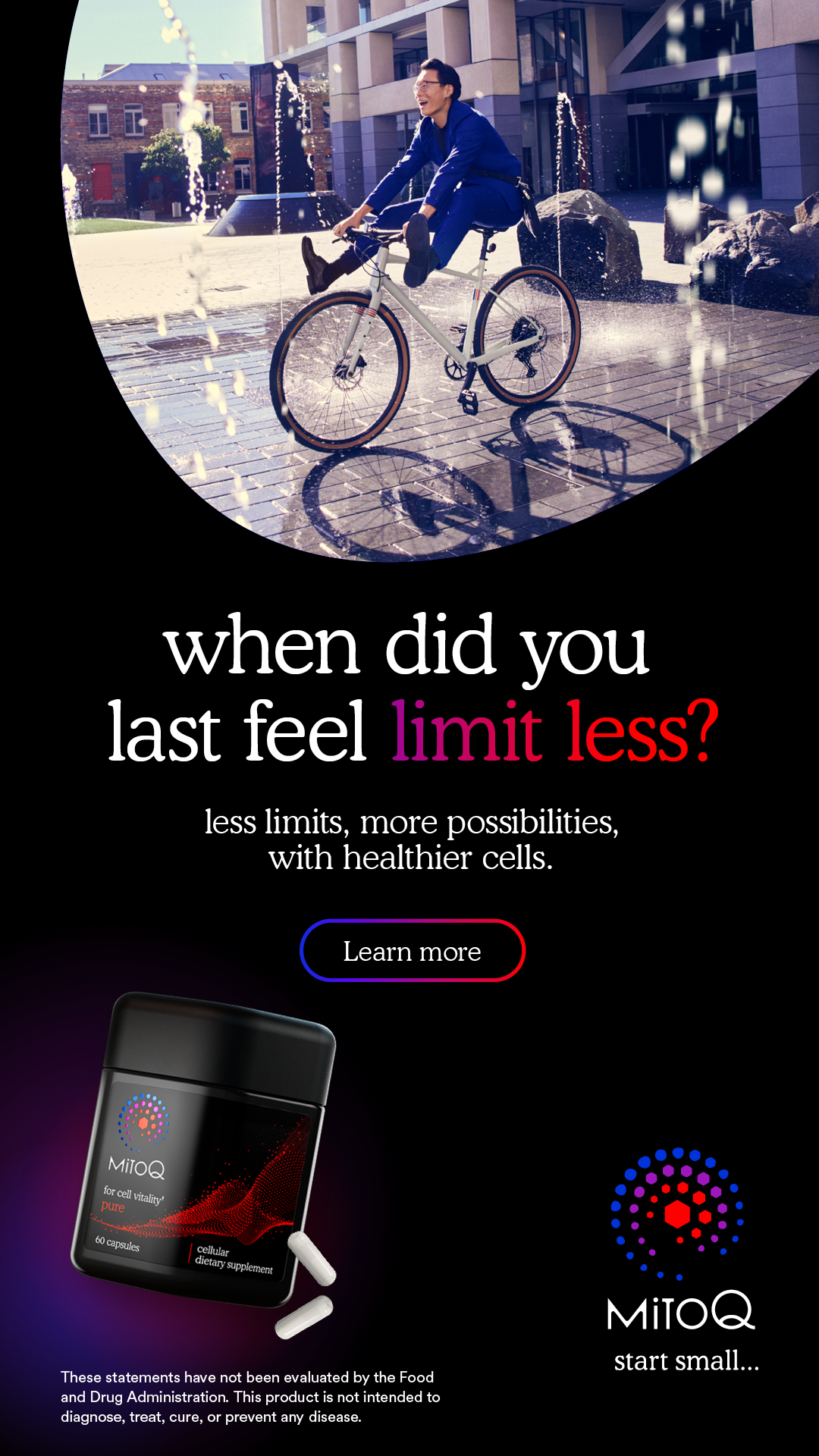 MitoQ Limit_Less_Campaign_FB&IG_1080x1920_With Subhead_Cycle.png