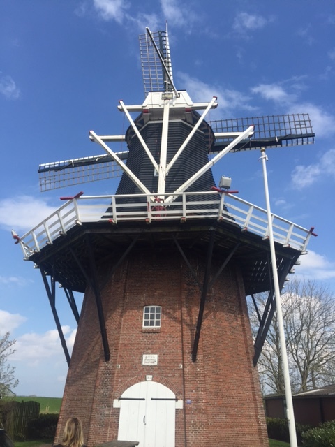 Windmill in Vierhuizen, Netherlands