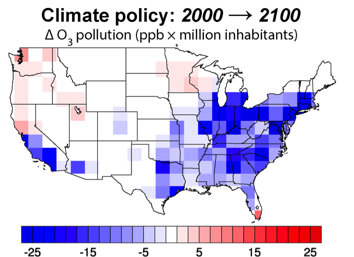 U.S. air quality and health benefits from avoided climate change under greenhouse gas mitigation