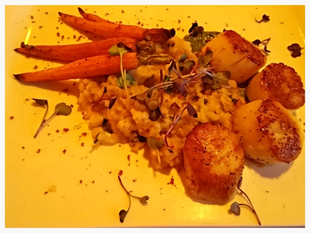 Sea scallops