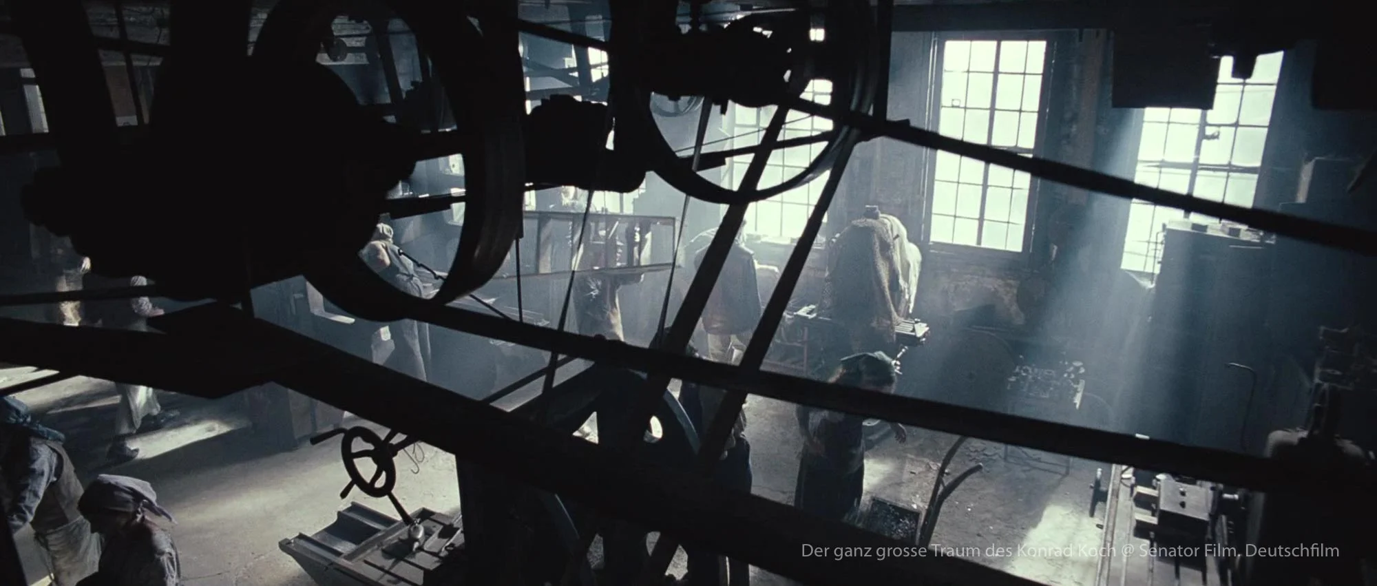 Der Ganz grosse Traum des Konrad Koch Daniel Brühl Filmset Thomas Freudenthal Production Design Szenenbild Hamburg Germany