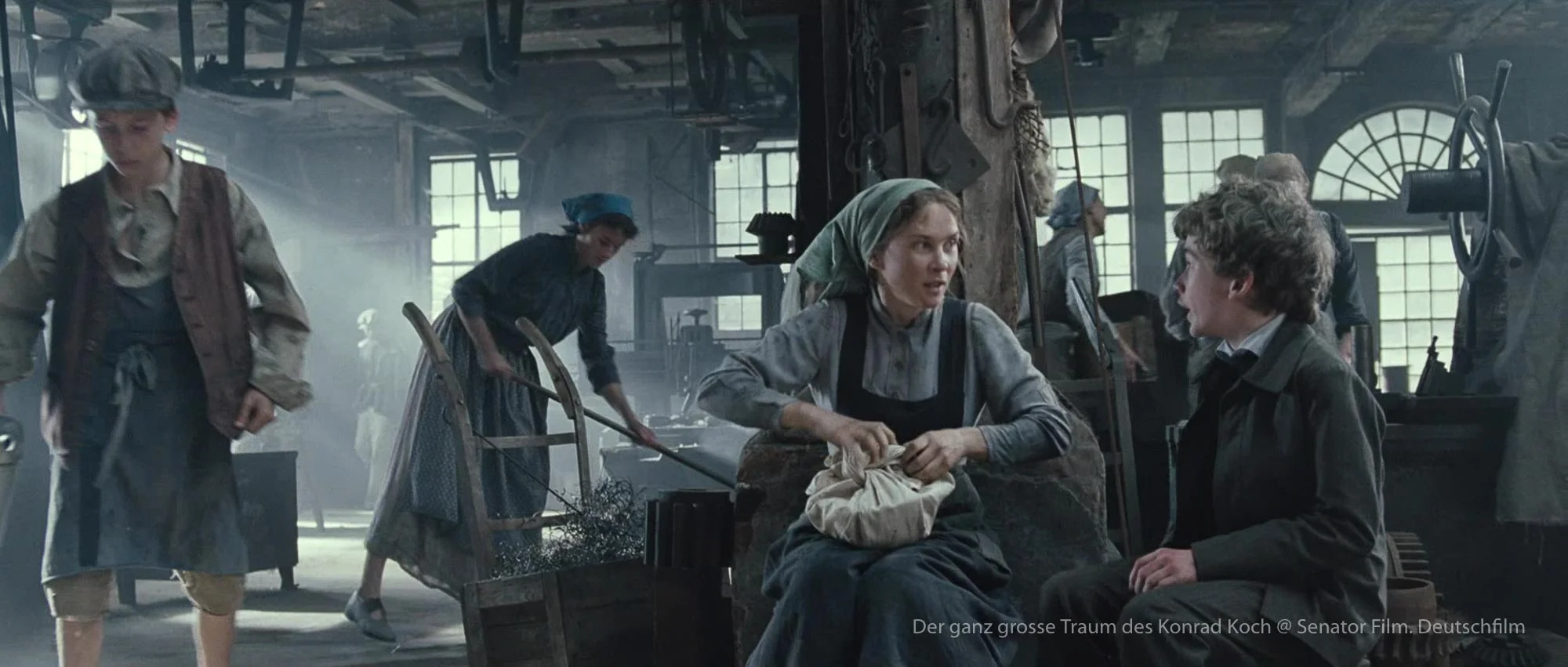 Der Ganz grosse Traum des Konrad Koch Daniel Brühl Filmset Thomas Freudenthal Production Design Szenenbild Hamburg Germany