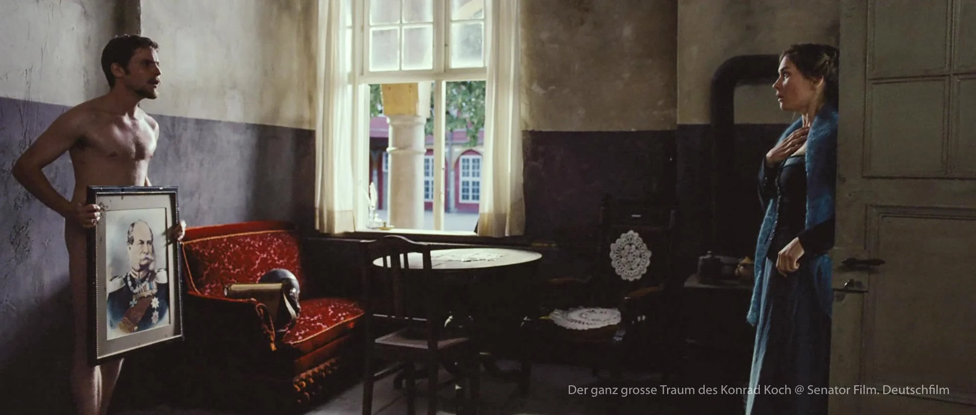 Der Ganz grosse Traum des Konrad Koch Daniel Brühl Filmset Thomas Freudenthal Production Design Szenenbild Hamburg Germany