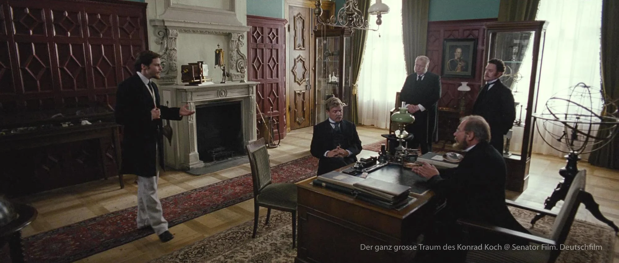 Der Ganz grosse Traum des Konrad Koch Daniel Brühl Filmset Thomas Freudenthal Production Design Szenenbild Hamburg Germany