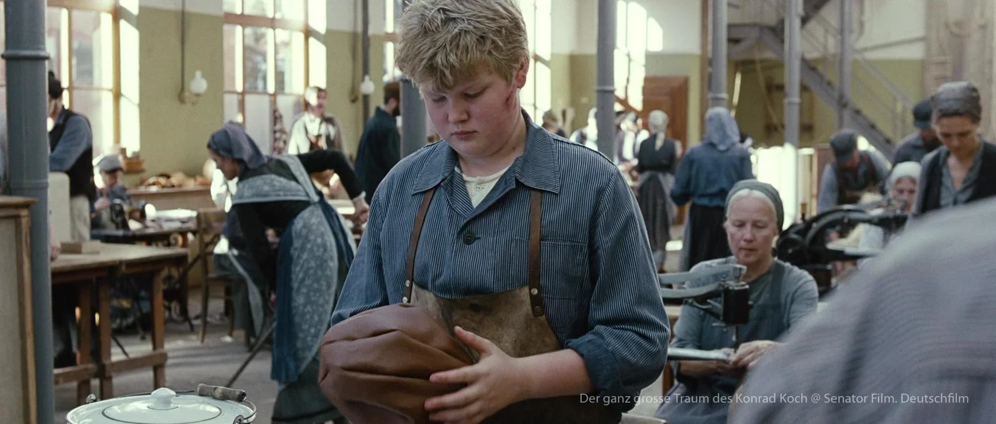 Der Ganz grosse Traum des Konrad Koch Daniel Brühl Filmset Thomas Freudenthal Production Design Szenenbild Hamburg Germany