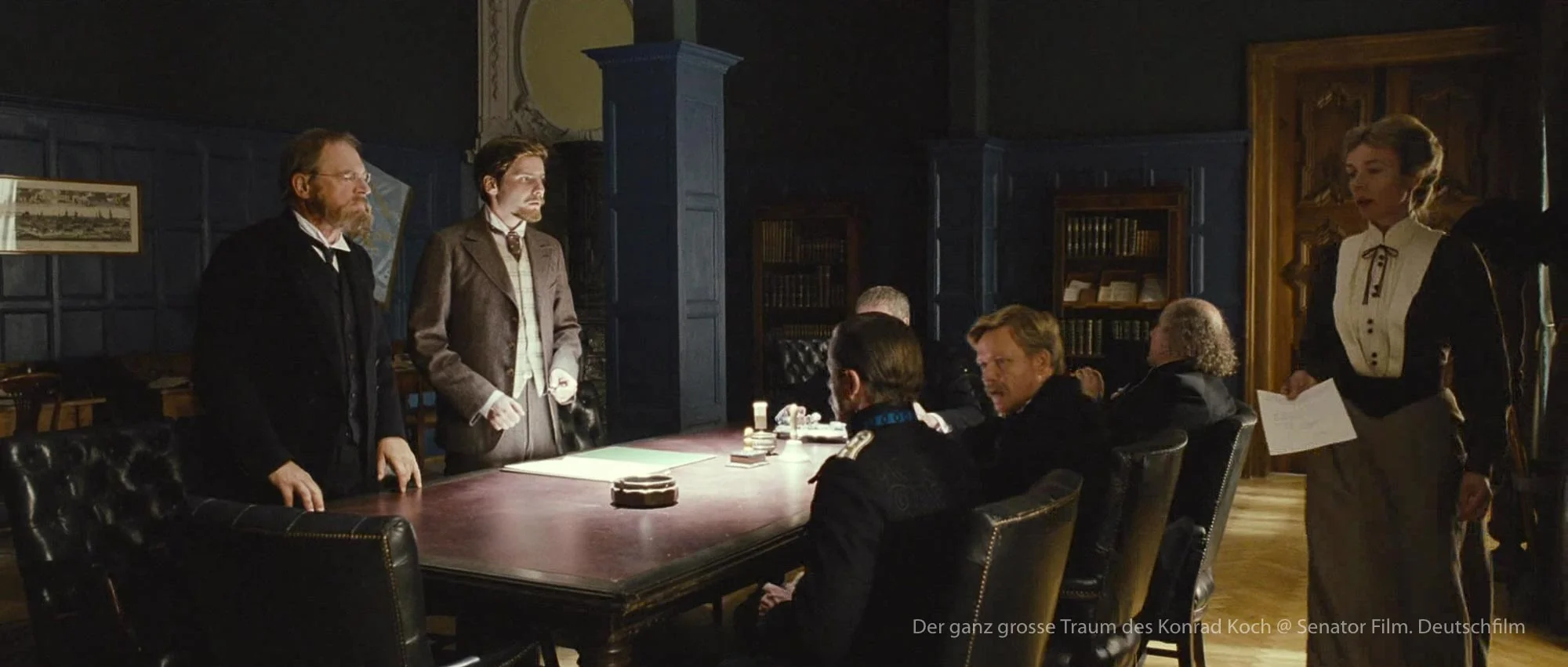 Der Ganz grosse Traum des Konrad Koch Daniel Brühl Filmset Thomas Freudenthal Production Design Szenenbild Hamburg Germany
