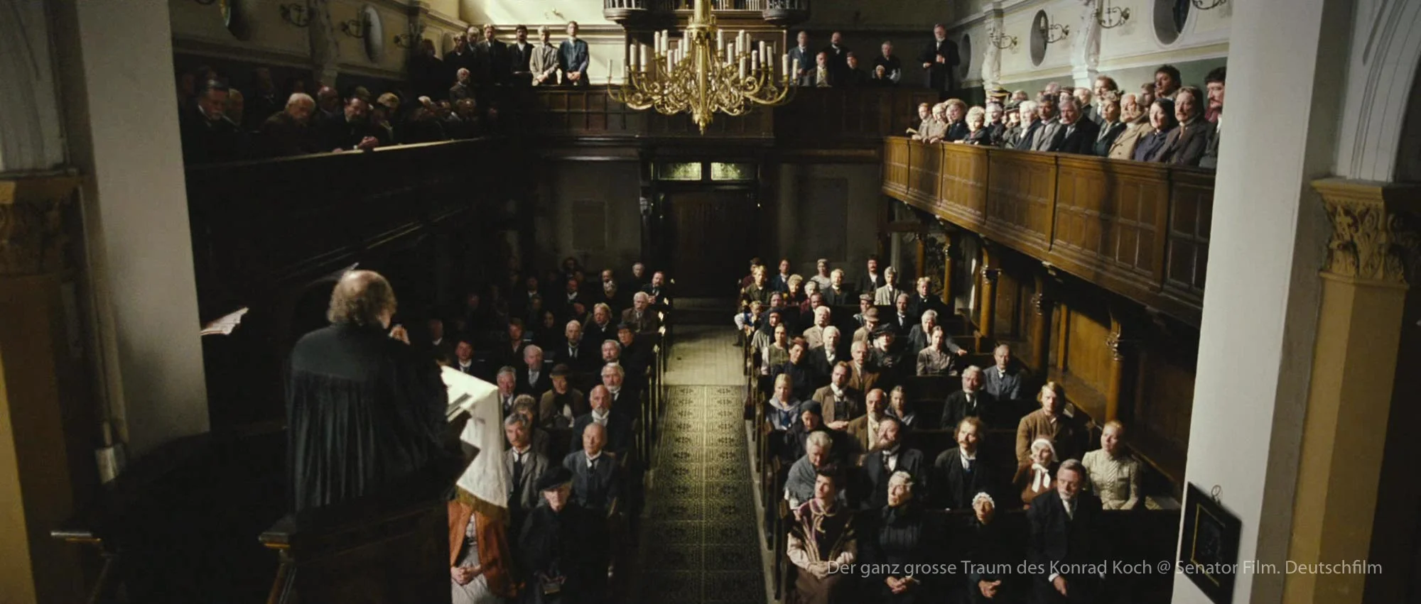 Der Ganz grosse Traum des Konrad Koch Daniel Brühl Filmset Thomas Freudenthal Production Design Szenenbild Hamburg Germany