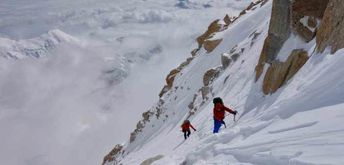 High on the Cassin Ridge a few days after summiting Denali via the West Buttress