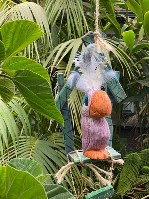 Rosita in hanging perch (Club 33) $400 — Tiki tOny