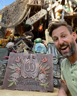 Rosita in hanging perch (Club 33) $400 — Tiki tOny