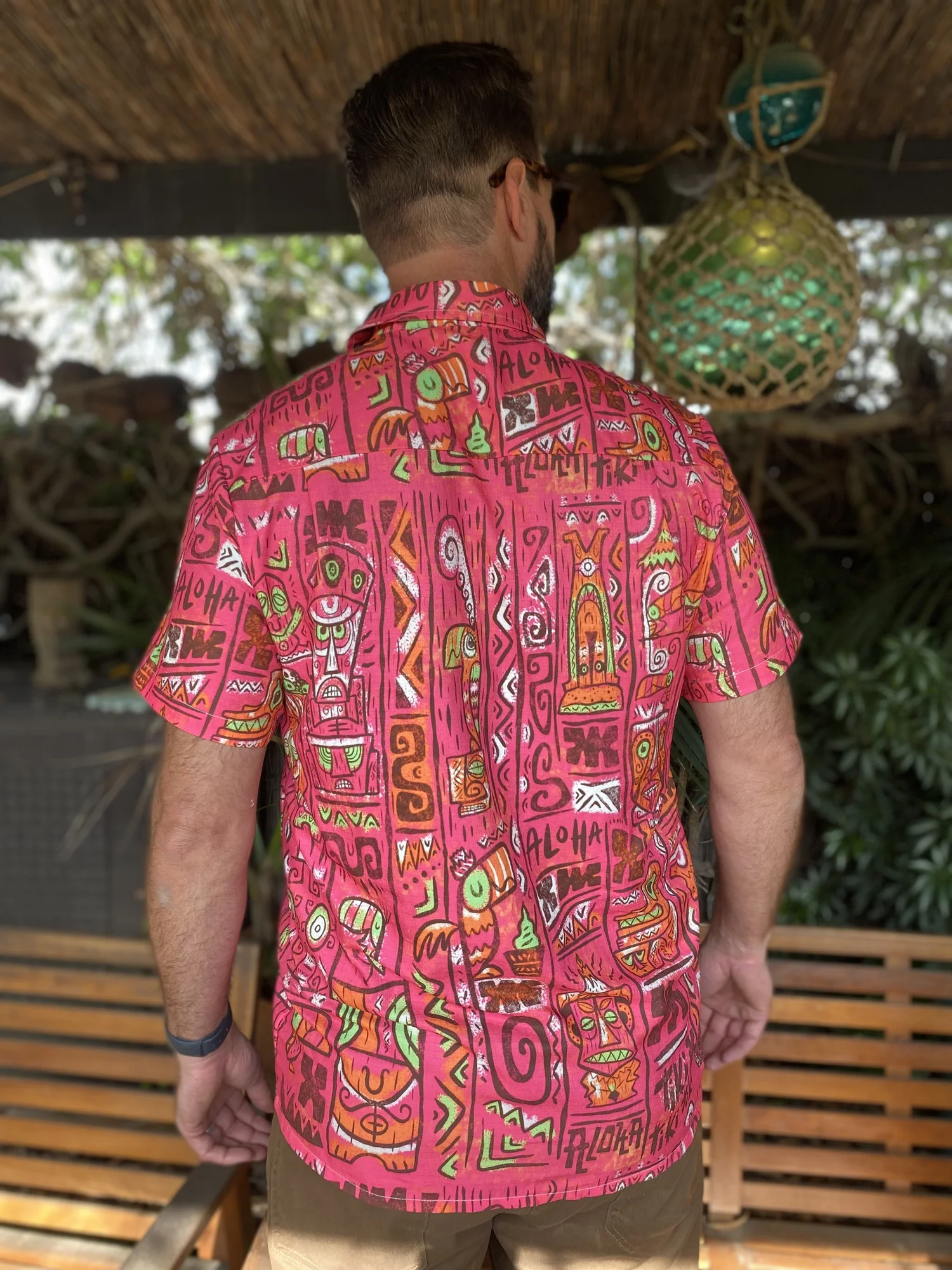 Pink Tiki Room Aloha shirt! $60 — Tiki tOny