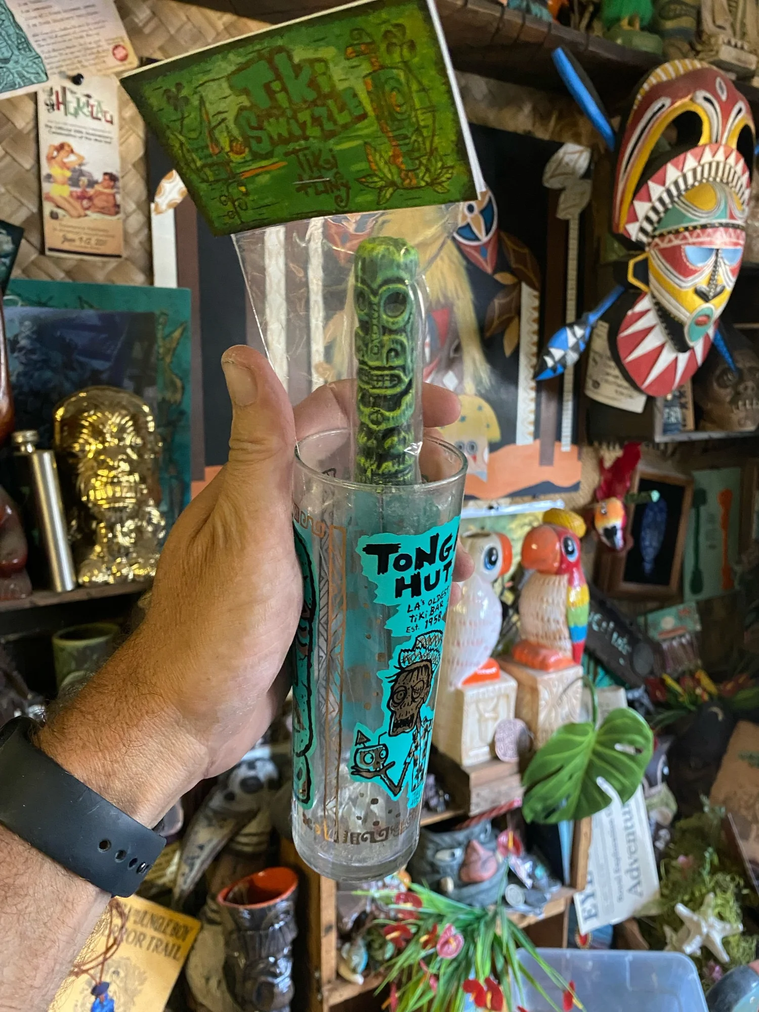 Swizzle stick! Resin & Stainless! $25 for 2 at random! — Tiki tOny