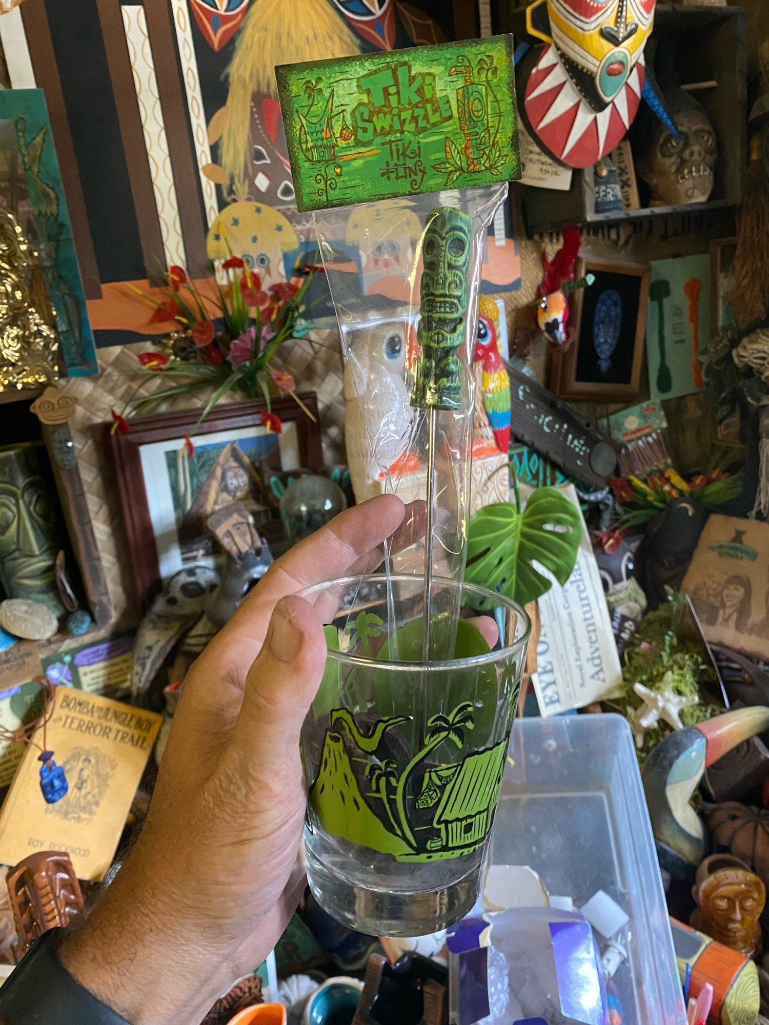 Swizzle stick! Resin & Stainless! $25 for 2 at random! — Tiki tOny
