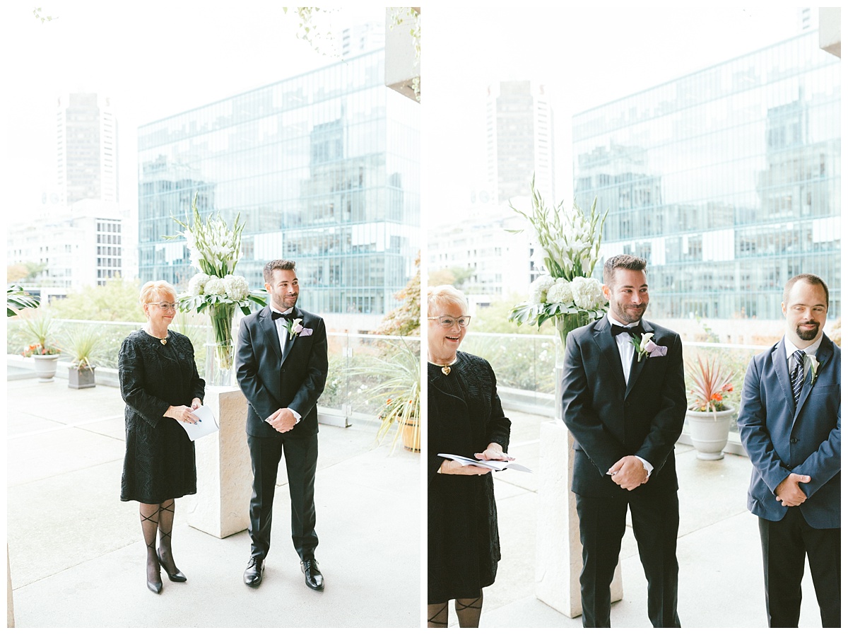  Wedding ceremony at Law Courts Inn, Vancouver 