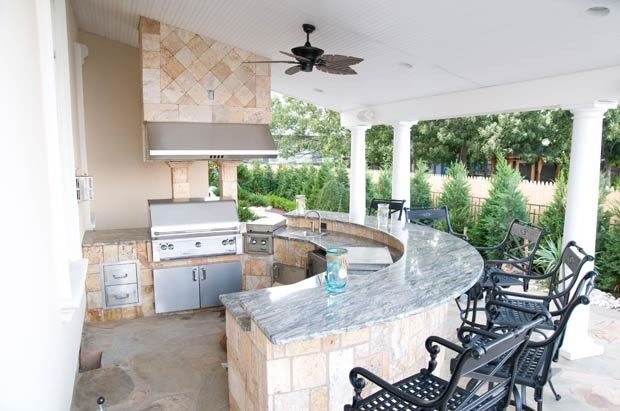 NJ Outdoor Kitchen and Fireplace Design and Construction for Outdoor ...