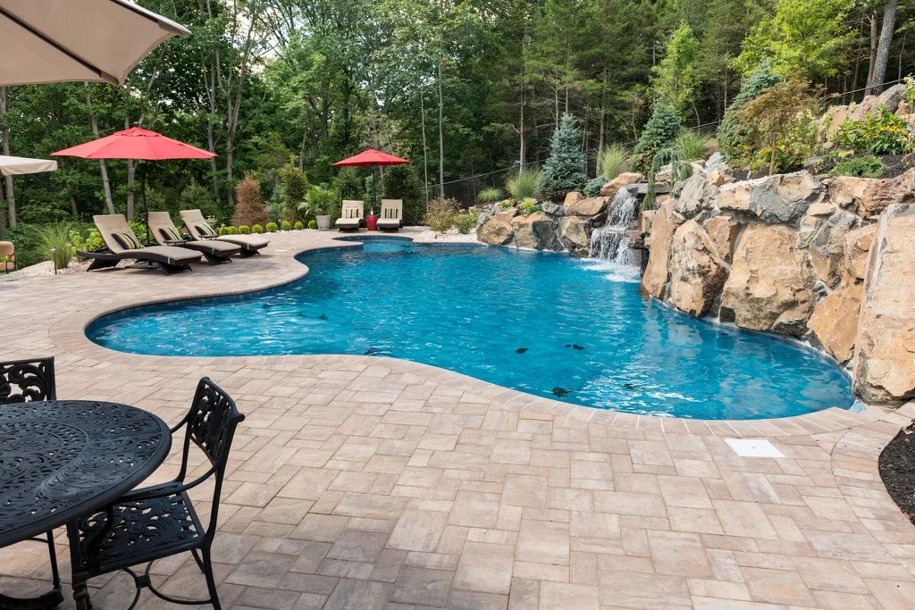 Wayne NJ Custom Pool Design and Landscape Design — K & C Land Design