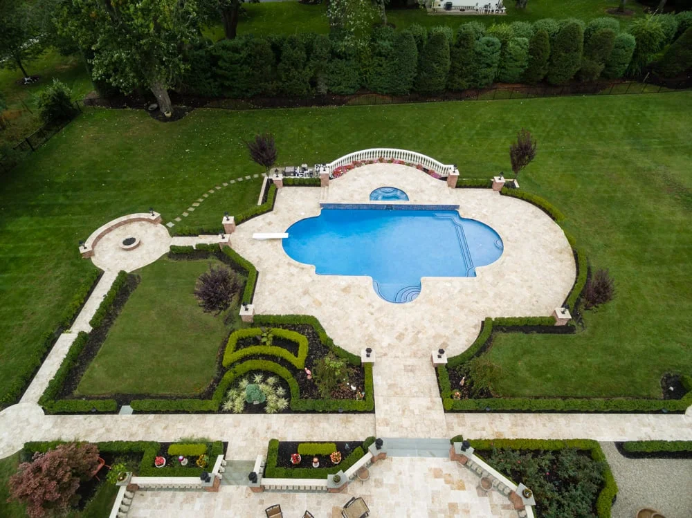 Colts Neck NJ Landscape and Pool Design — K & C Land Design