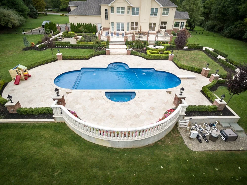 Colts Neck NJ Landscape and Pool Design — K & C Land Design