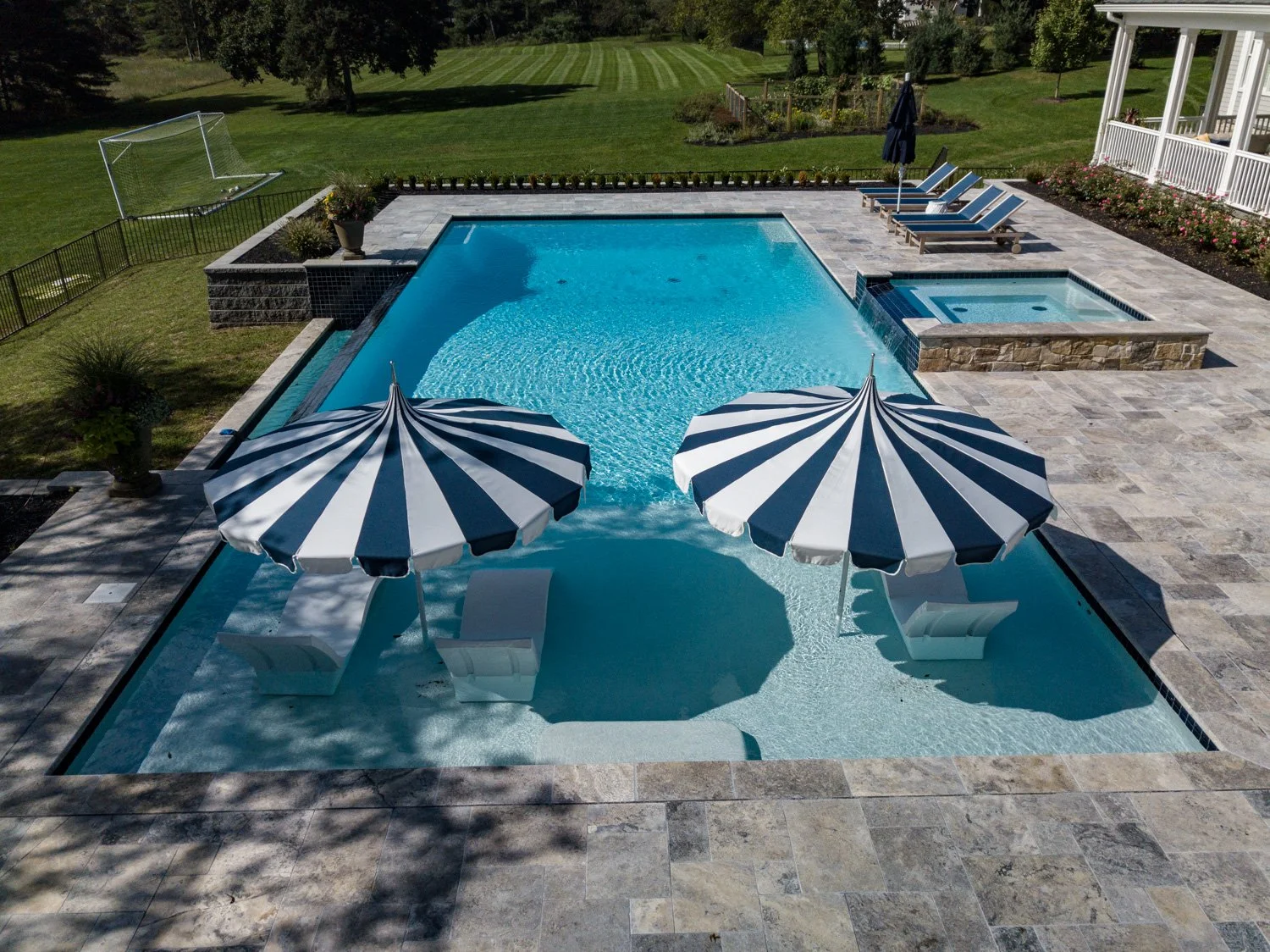 Another Montgomery, NJ Backyard Living Design Build and Work of Art