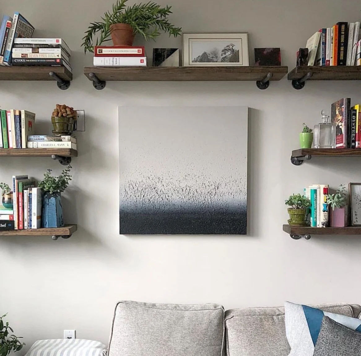 custom black sand. blend in luxury apartment