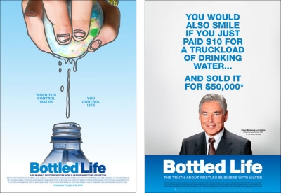 Bottled Life documentary directed by Urs Schnell 2012. Writern by Res Gehringer