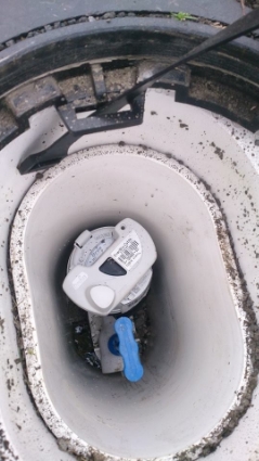 One of the Meters Installed in Ard Ban in Muff, no notice given and no one informed residents