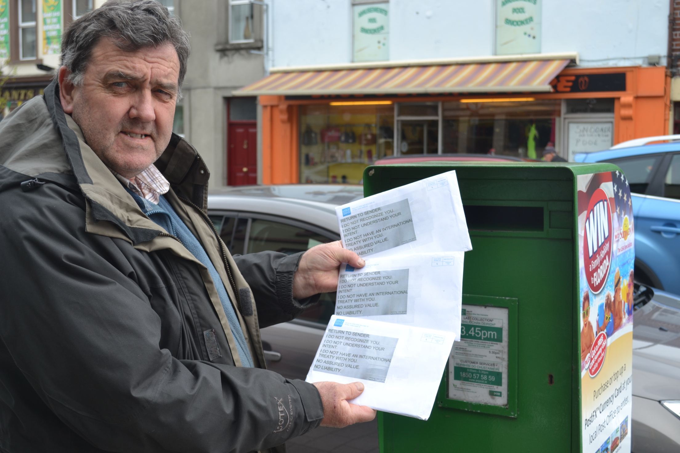 James Quigley Chairperson of Buncrana Against Irish Water