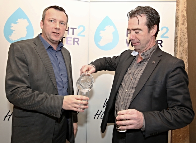 Brendan Ogle, Unite and John Douglas, Mandate. Mr Ogle is spokesperson for Right2Water affiliated trade unions.