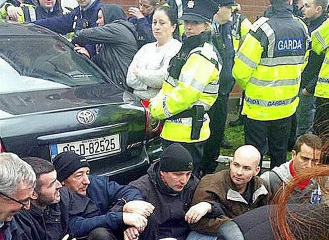 T he sit-down protest at Jobstown, Tallaght, November 2014