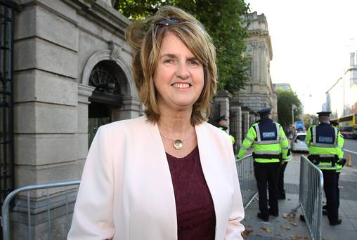Joan Burton picture: Tom Burke