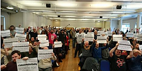 Trade Union & Socialist Coalition, TUSC, conference, England supporting JobstownNotGuilty