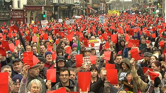Anti Austerity Alliance Dublin Demo April 2013