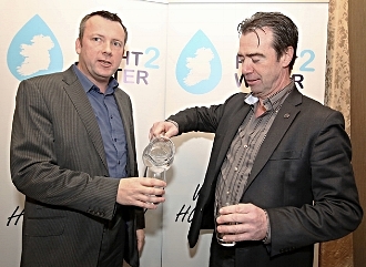 Last Thursday, April 14, Brendan Ogle, spokesperson for Right2Water affiliated trade unions, made a personal statement on his Facebook page calling on all Dail TDs who support the anti water charge campaign to vote for a Fianna Fáil minority government. Picture Brendan Ogle, Unite and John Douglas, Mandate.
