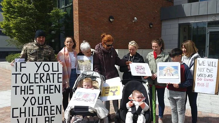 Members of 5G Inishowen Awareness.