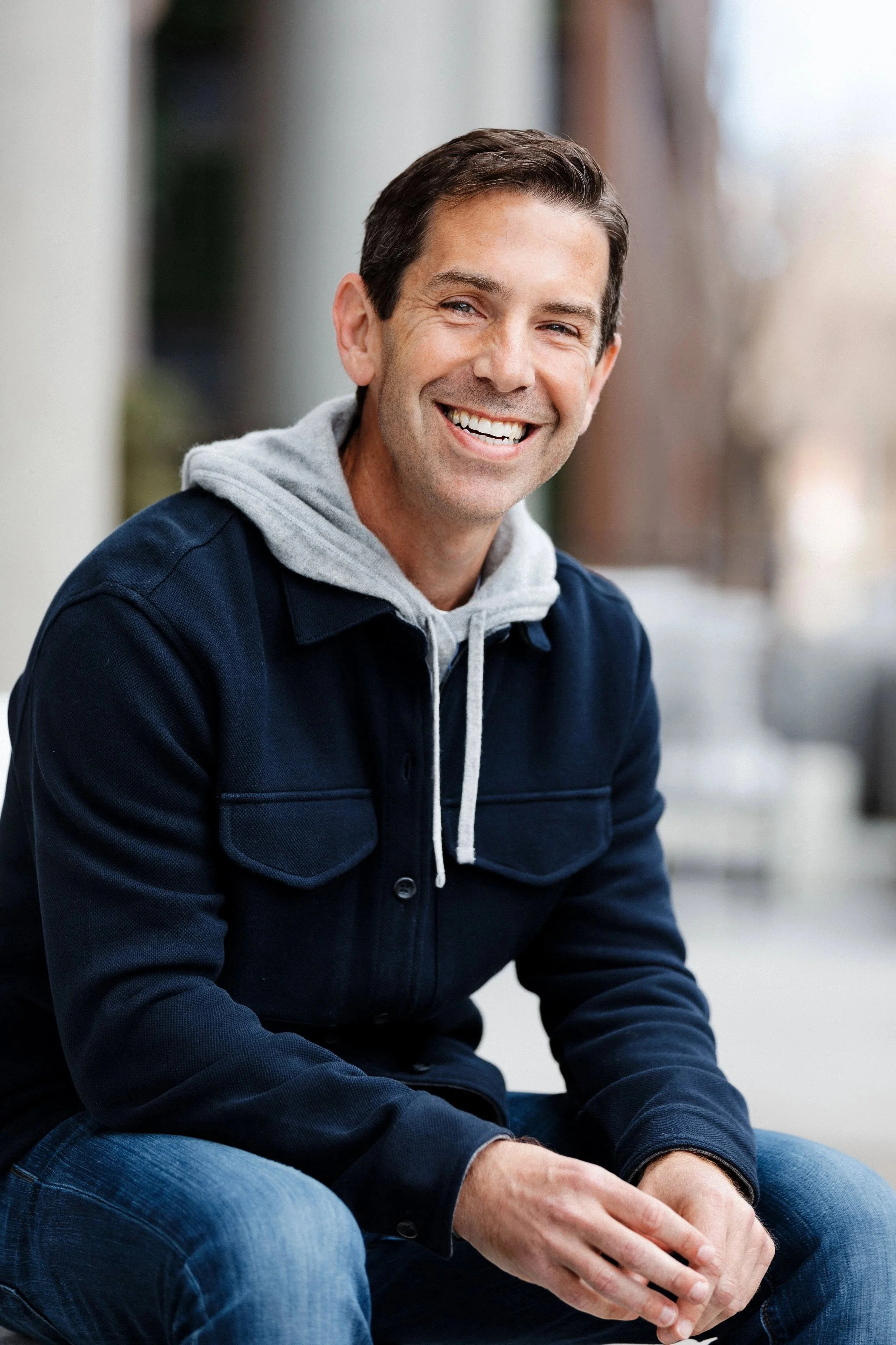 Headshot Photos Denver, Outdoor urban headshots cherry creek photographer denver, natural light photographer denver headshots, authentic and warm headshots and branding