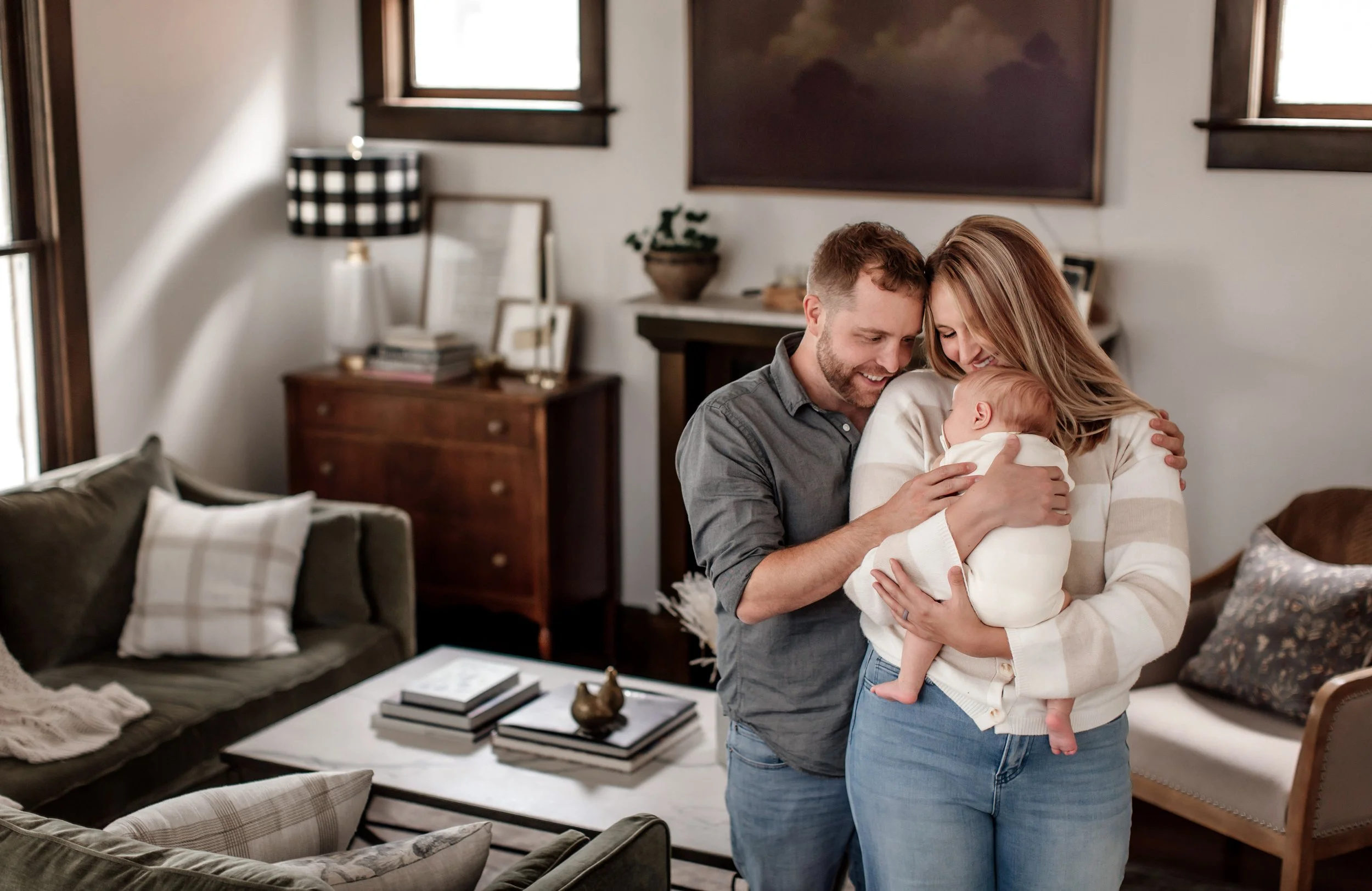 Cozy In-Home Newborn Session in Denver | Lifestyle Newborn Photography
