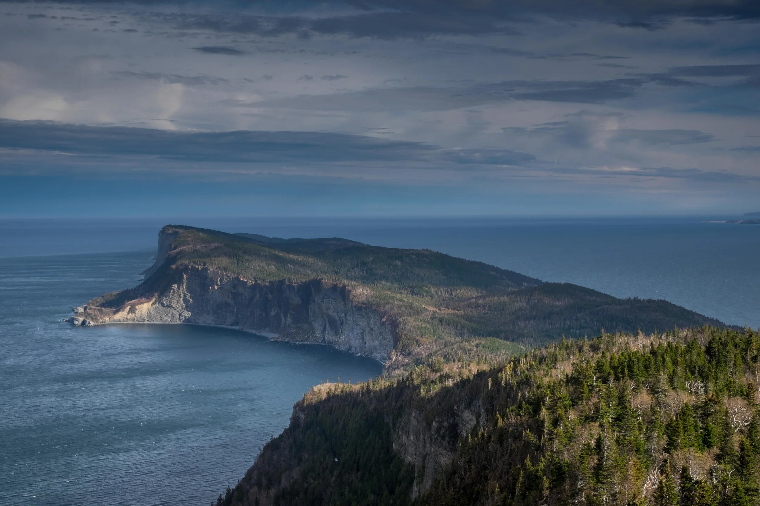 Cape Gaspe is also known as "Le Bout Du Monde" or "edge/end of the world"