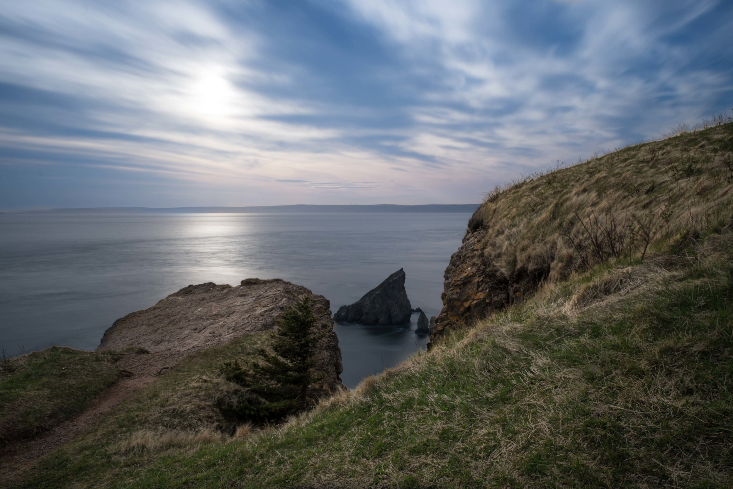 Cape Split, Nova Scotia before sunset.