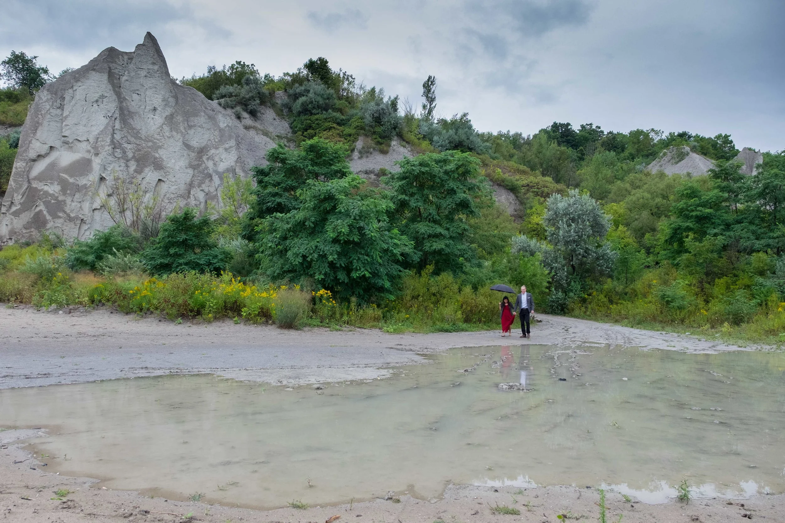 Arriving at the Bluffs