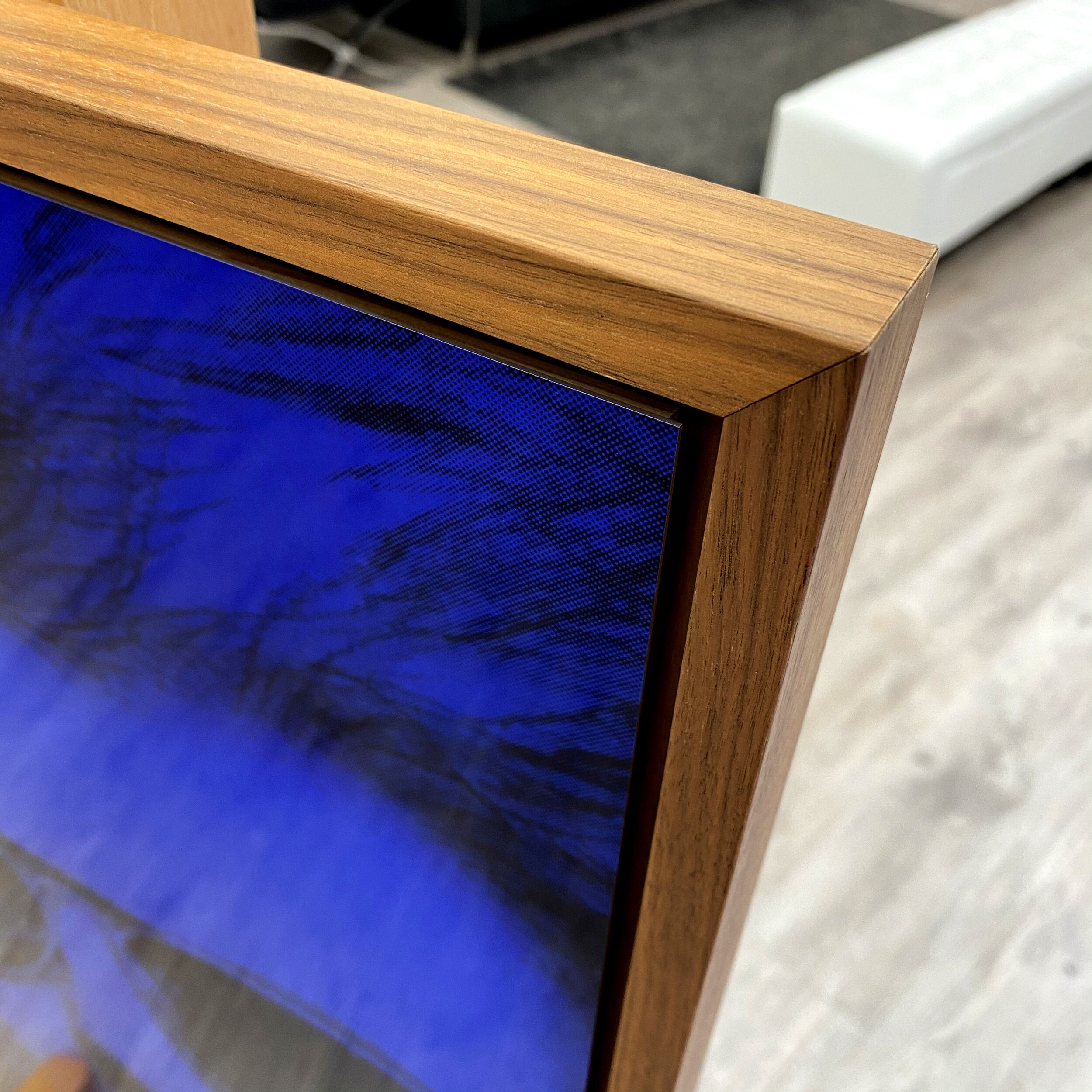 White Light Gallery - Louis Sidoli "Let's Go Outside" George Michael (Solid Blue, Red)