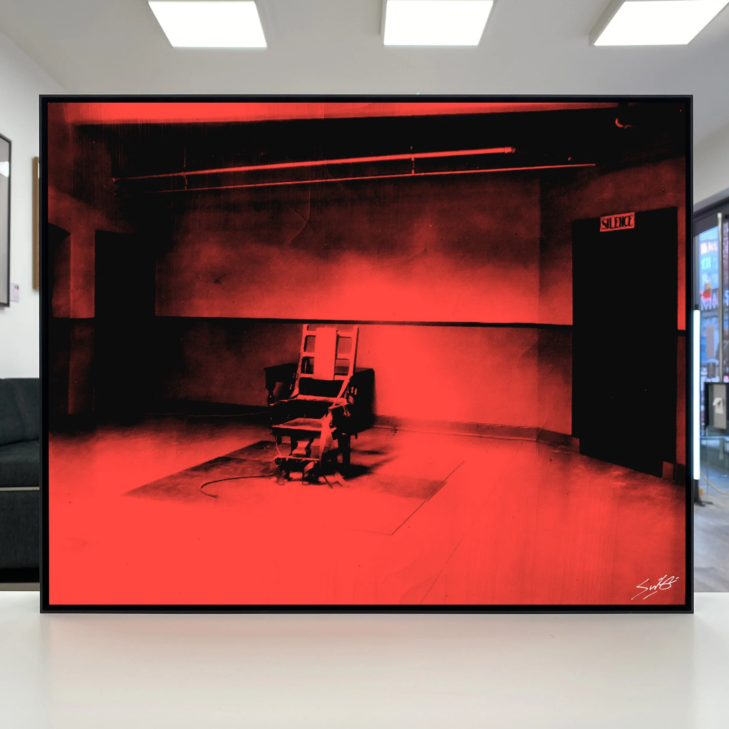 White Light Gallery - Louis Sidoli "Treason" ( Solid Red)