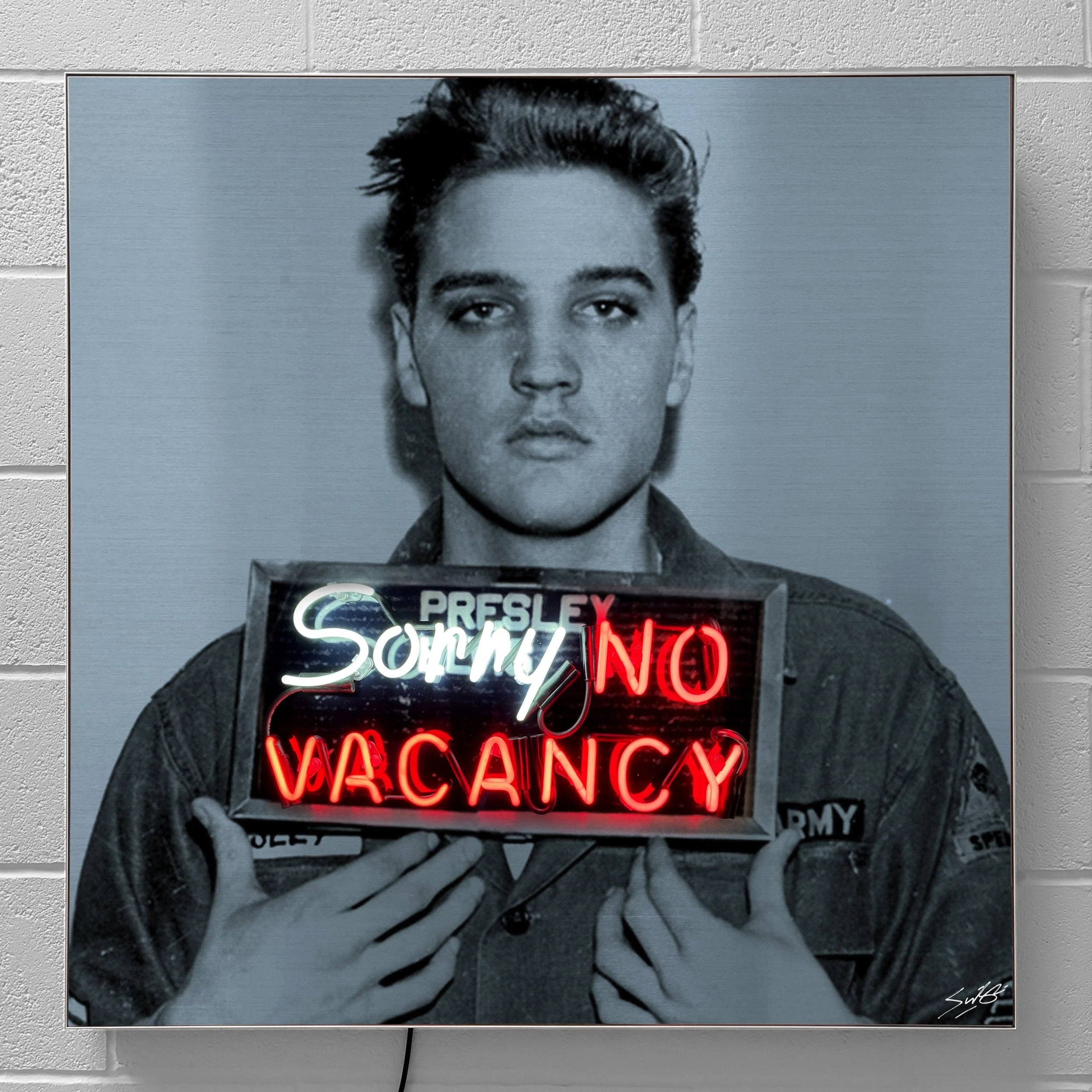Louis Sidoli Artist Neon Art Elvis Presley Heartbreak Hotel