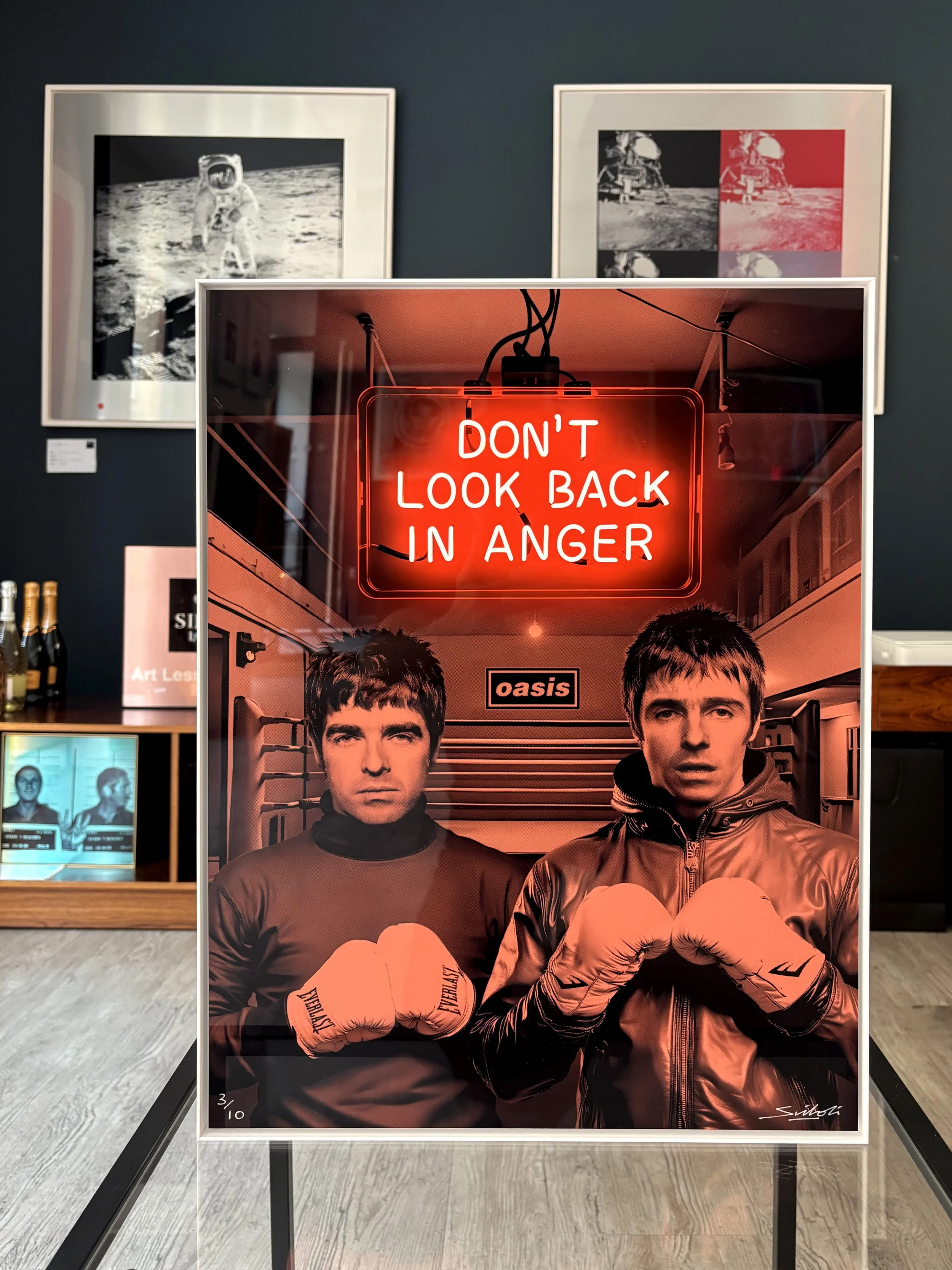 Oasis Don't look back in anger artwork by Louis Sidoli