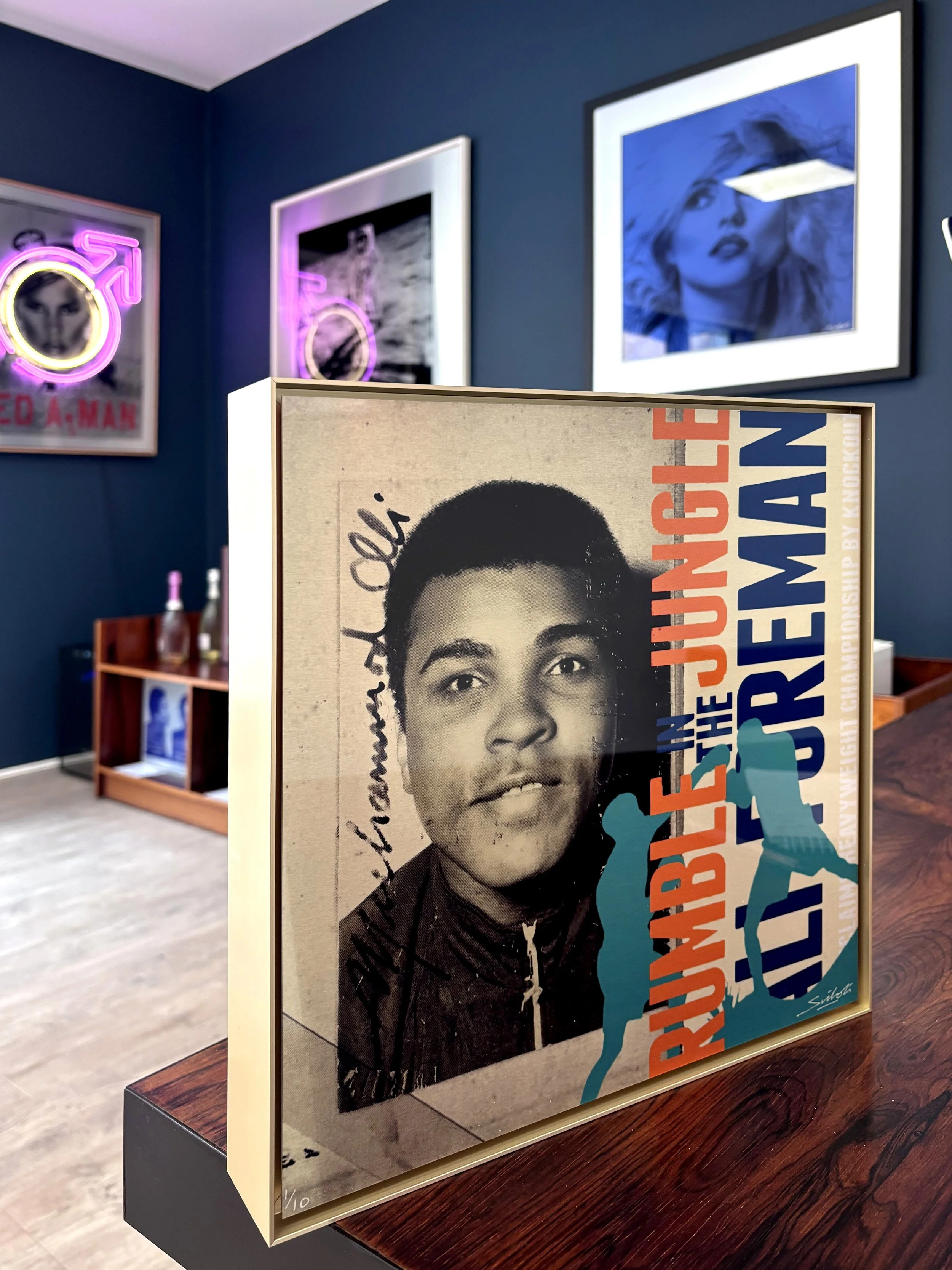 Muhammad Ali artwork by Louis Sidoli Rumble in The jungle