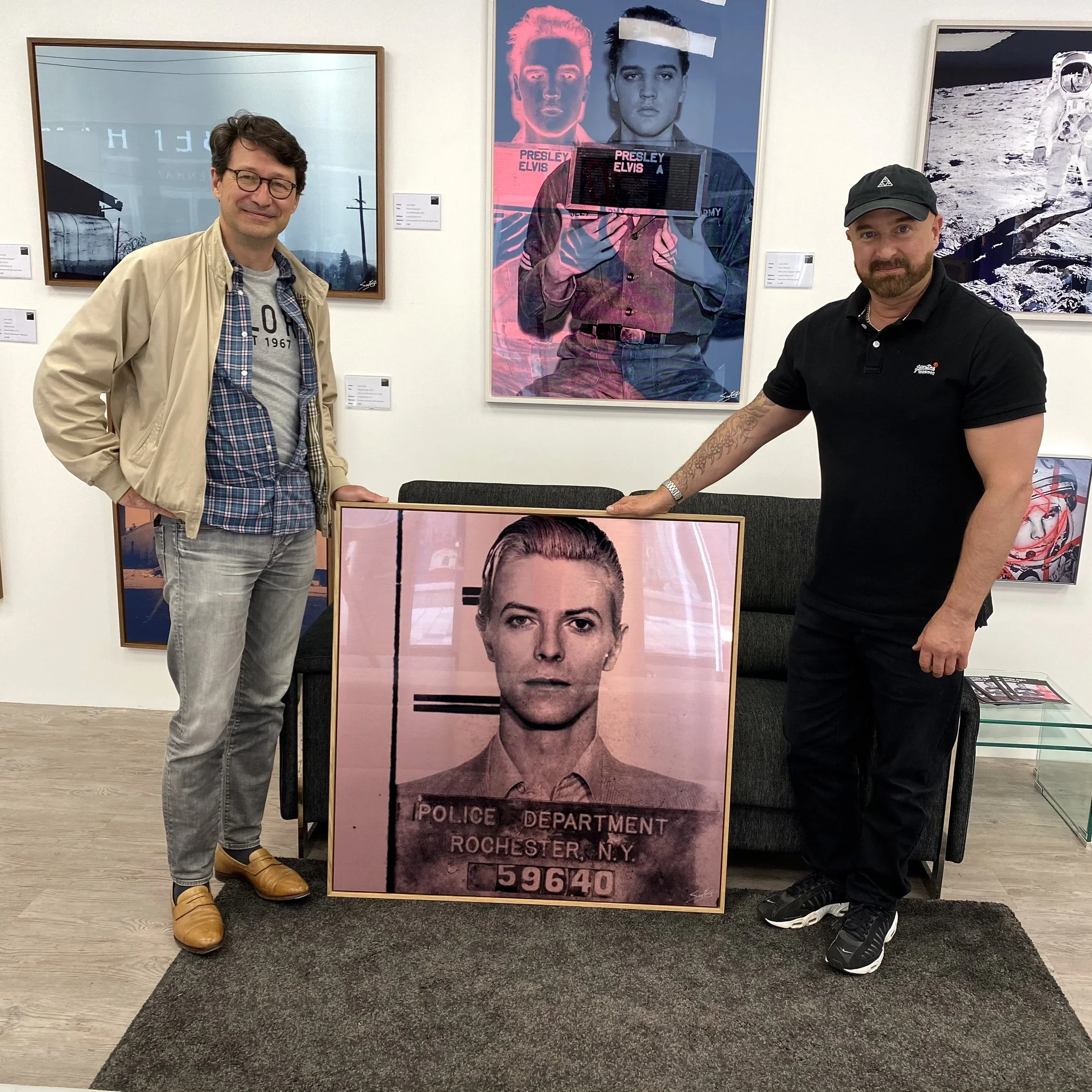 Louis Sidoli David Bowie artwork available at White Light Gallery Stratford Upon Avon